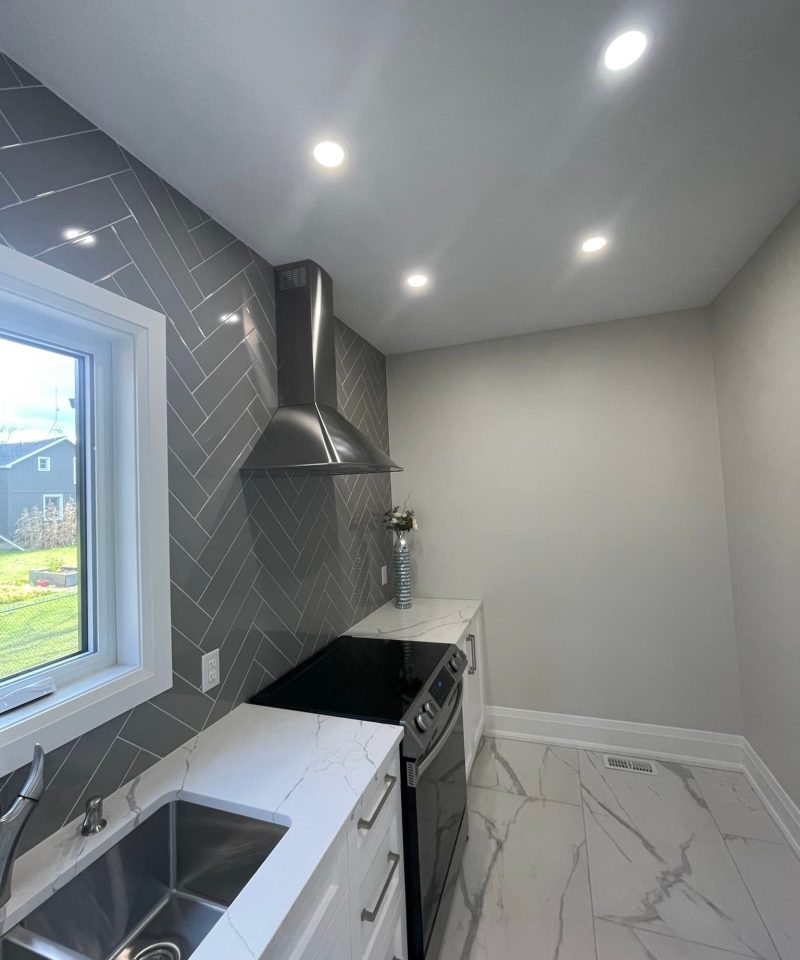 Bathroom renovation with modern finishes completed in New York City